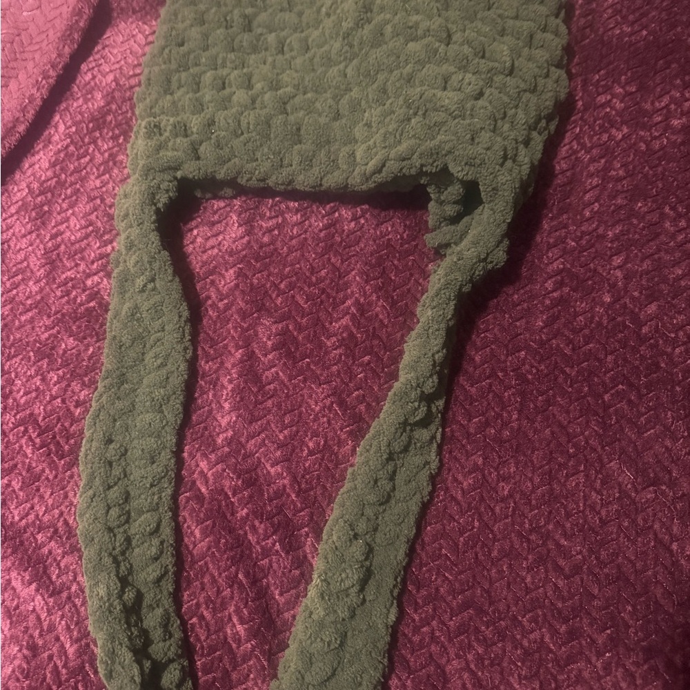 Green Textured Women's Headband